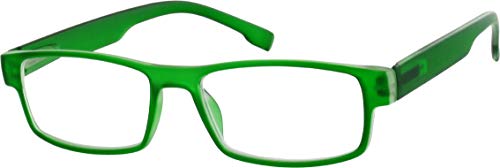 L11 Opticollection Gafas de Lectura para vista cansada con Funda Neopreno a juego Hombre | Mujer | Lentes Graduadas para Presbicia: +1/ +1.5/ +2/ +2.5/ +3/ +3.5 (+1.50, Verde)