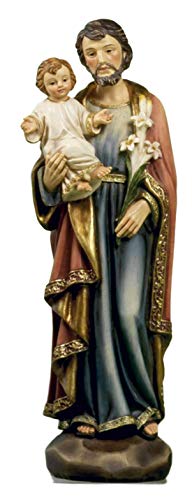 Paben - Estatua de San José, de resina,13 cm