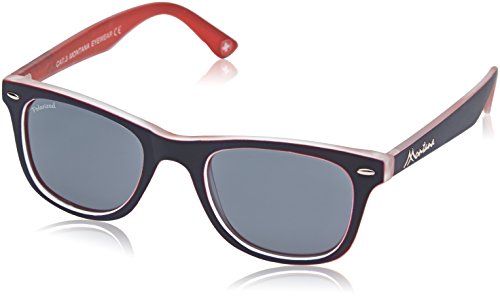 Montana Eyewear MP41J Sunglasses, Azul/Rojo, 50 Unisex